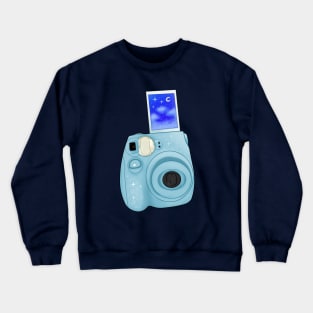 Blue Film Camera Crewneck Sweatshirt